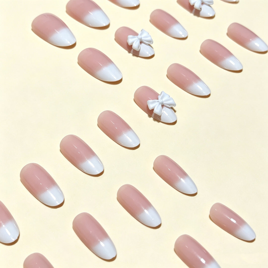 Elegant French Tip Press-On Nail Collection Kalsten