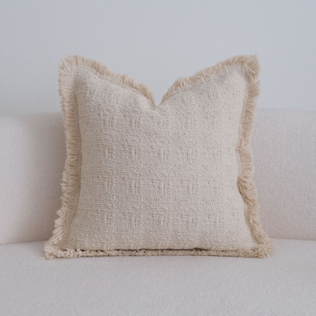 Bohemian Fringe Accent Pillow for Home Decor