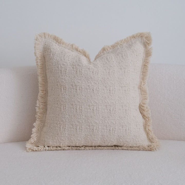 Bohemian Fringe Accent Pillow for Home Decor