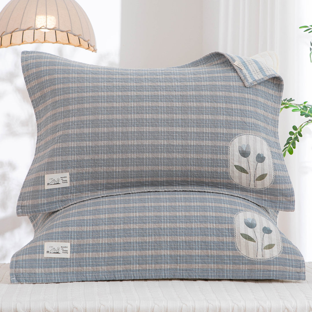 Women's pillowcase with modern checkered pattern Kalsten