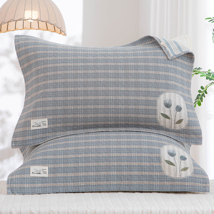 Women's pillowcase with modern checkered pattern Kalsten