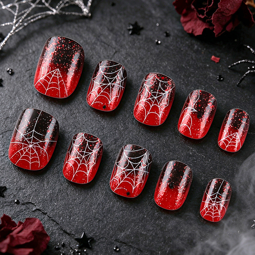 Spider-Inspired Nail Art Set Kalsten