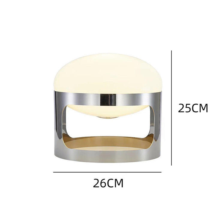 Modern Stylish Table Lamp with Chrome Base