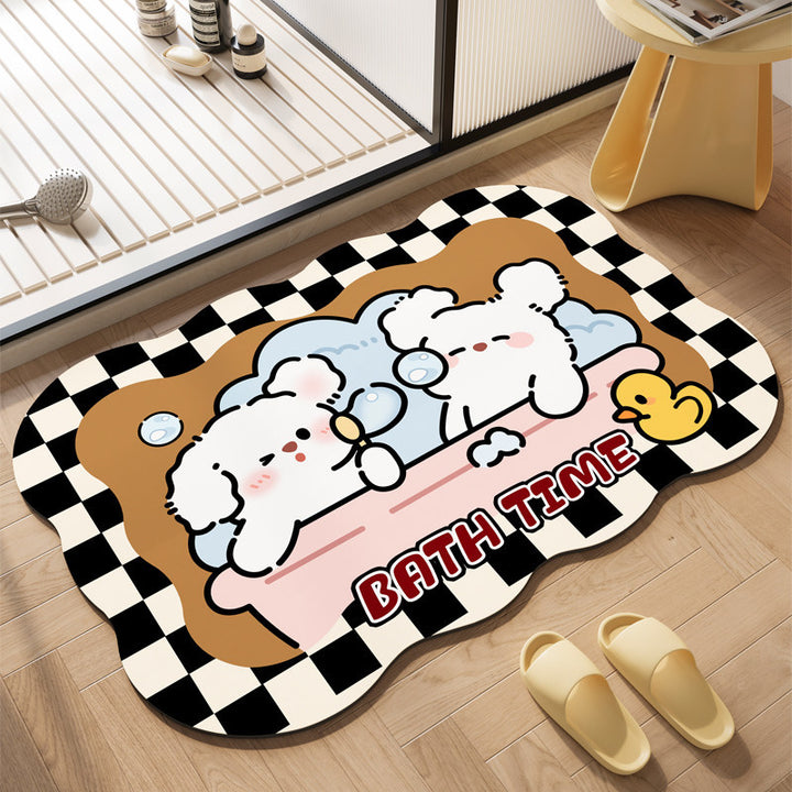 Decorative Bath Mat Kalsten