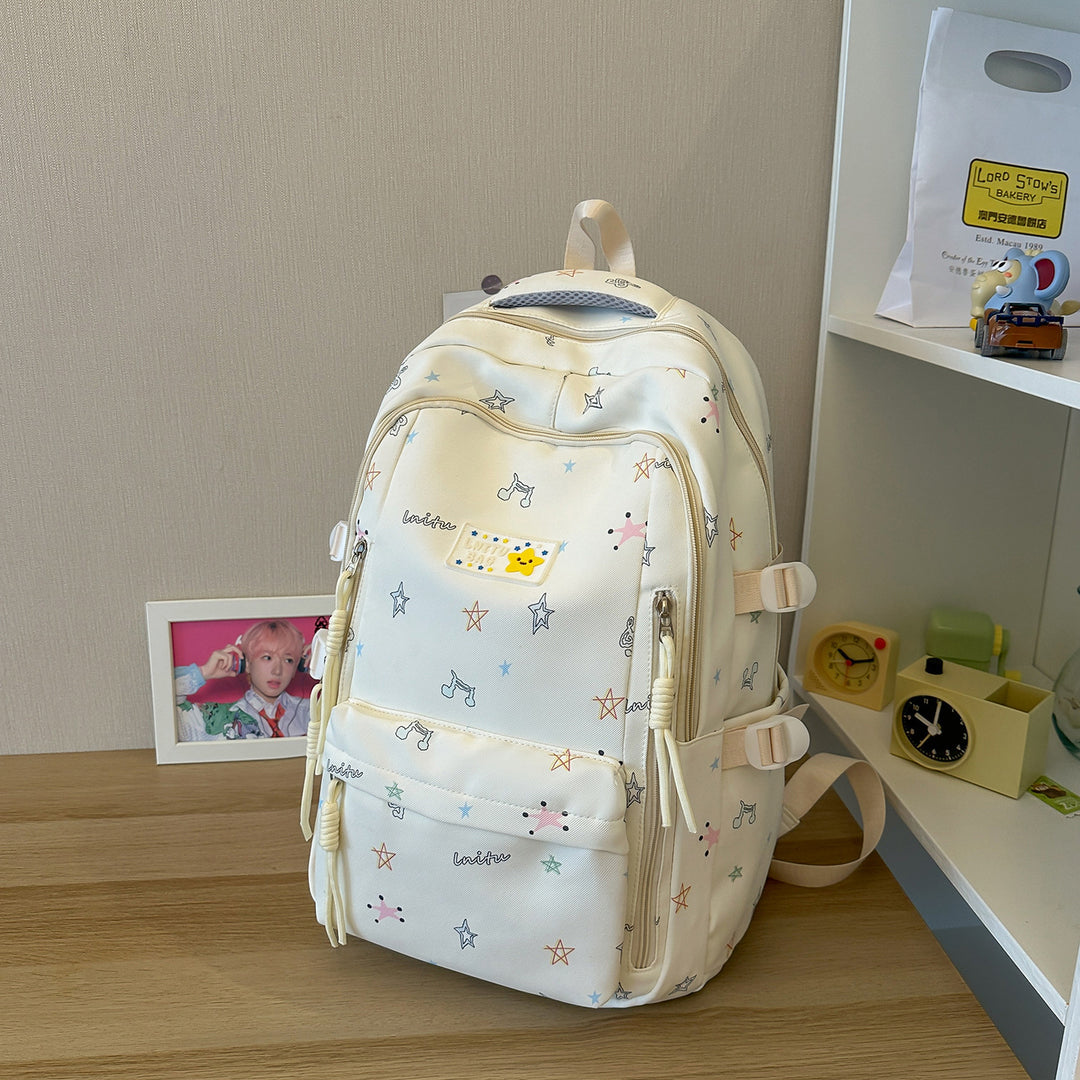 Playful Polka Dot School Backpack Kalsten