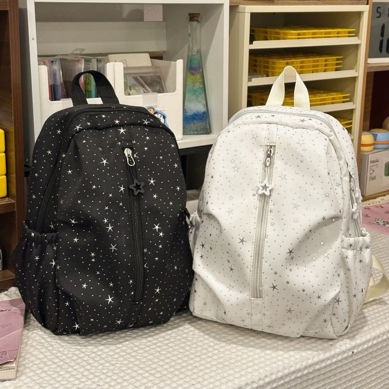 Star-Print Casual Backpack Kalsten