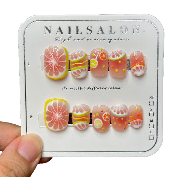 Decorative Fruit-Inspired Press-On Nail Extensions Kalsten