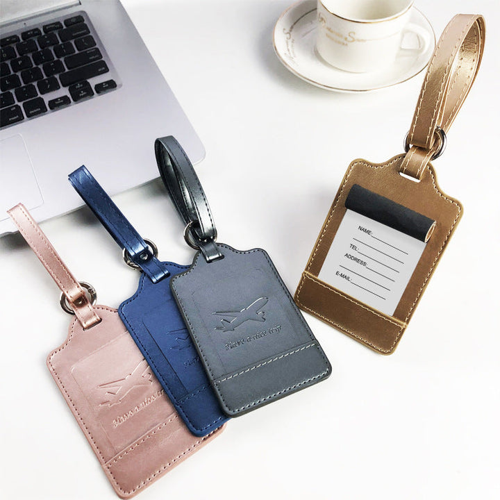 Premium PU Leather Travel Luggage Tag Kalsten