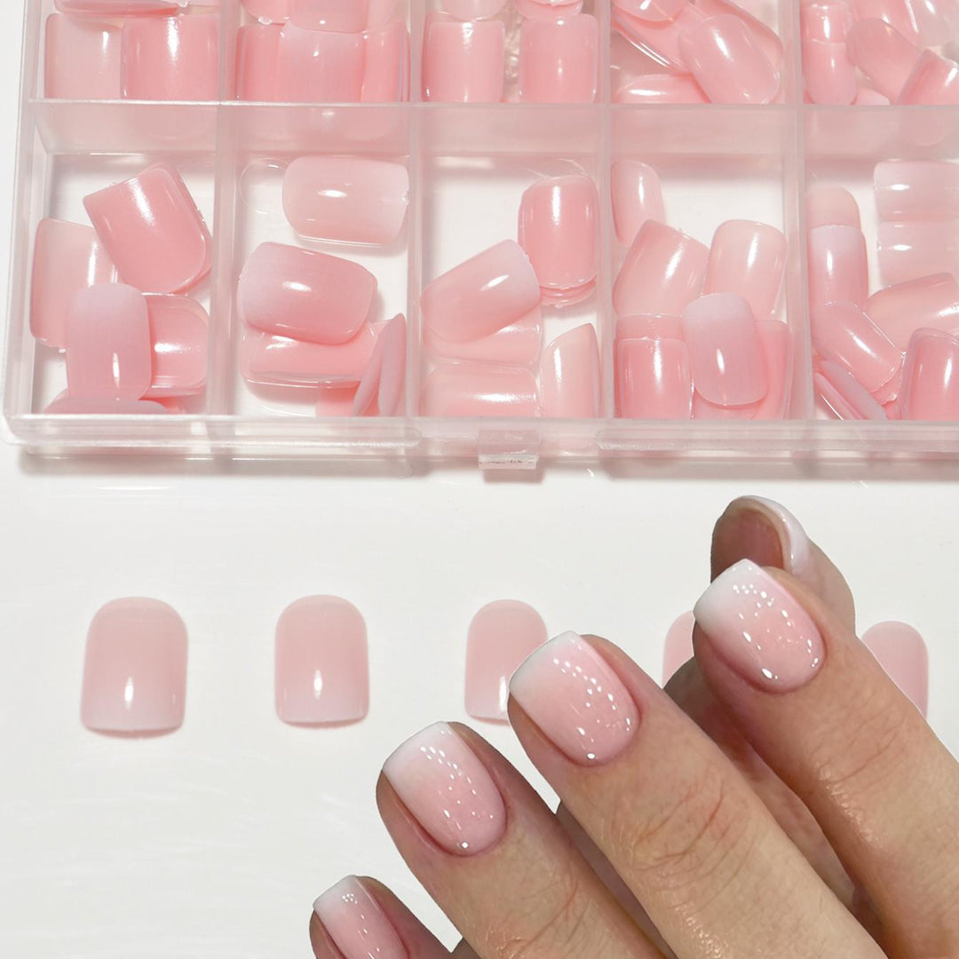 French Tip Press-On Nail Extensions Kalsten