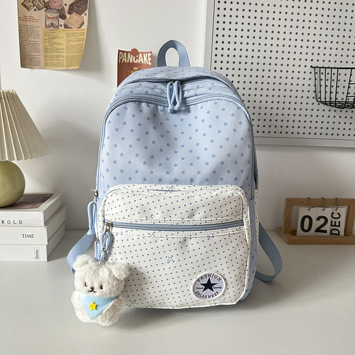 Playful Star-Patterned School Backpack Kalsten