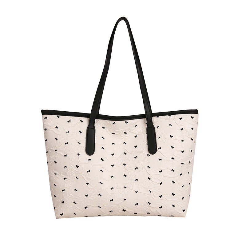 Quilted Tote Bag with Pattern Kalsten