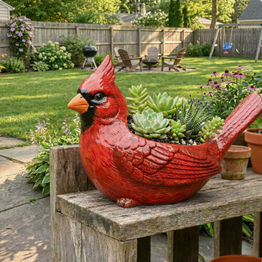 Decorative Bird Flower Pot Kalsten