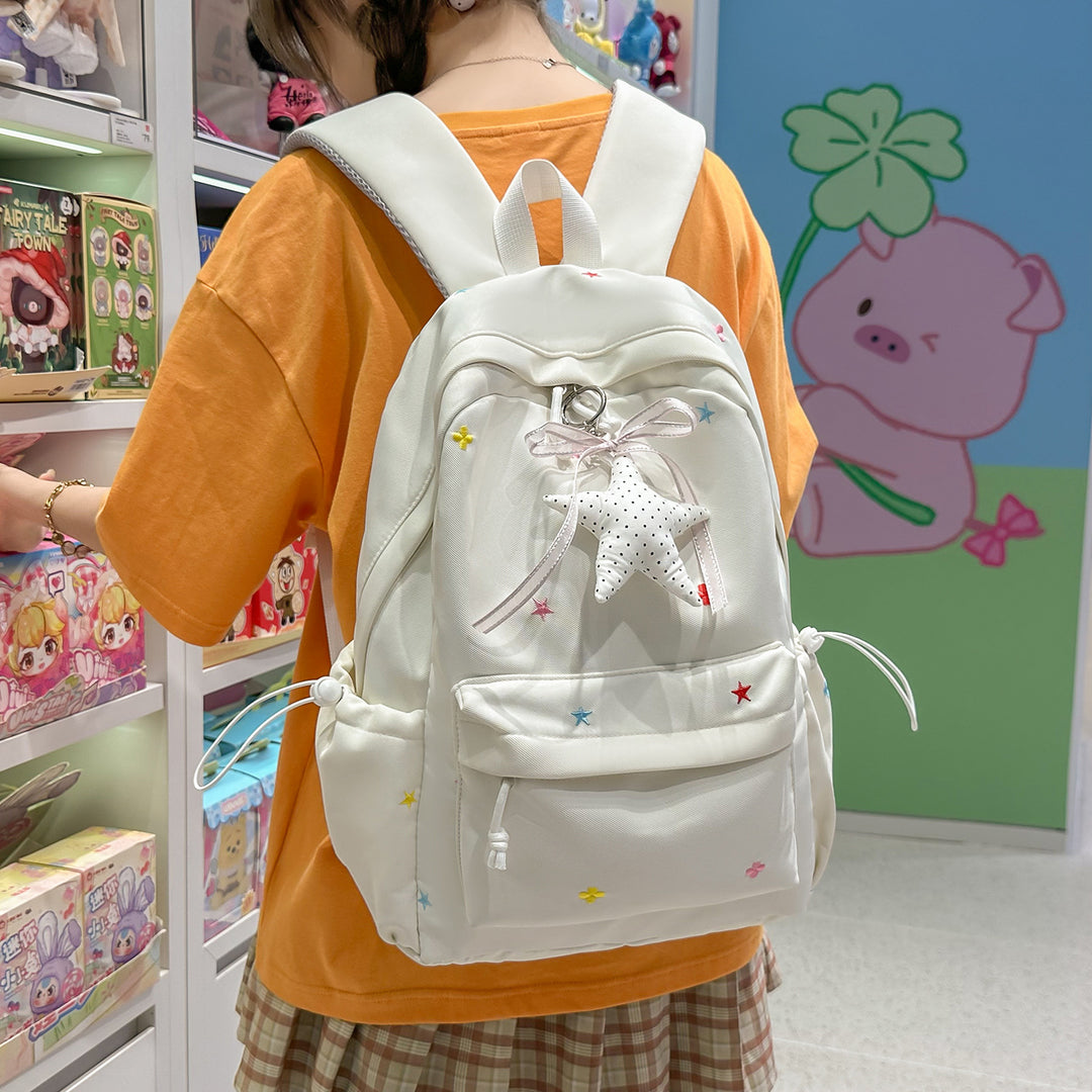 Casual Embroidered Star Backpack Kalsten