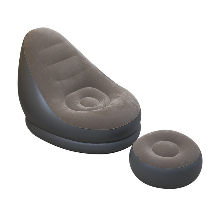 Women inflatable comfort bean bag chair with footrest Kalsten