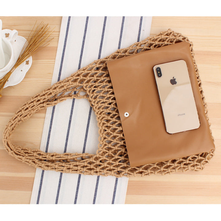 Net bag made of handcrafted natural material Kalsten