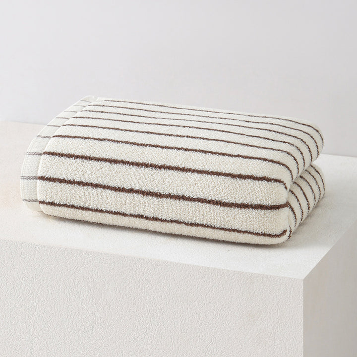 Women's Cotton Bath Towel with Striped Pattern Kalsten