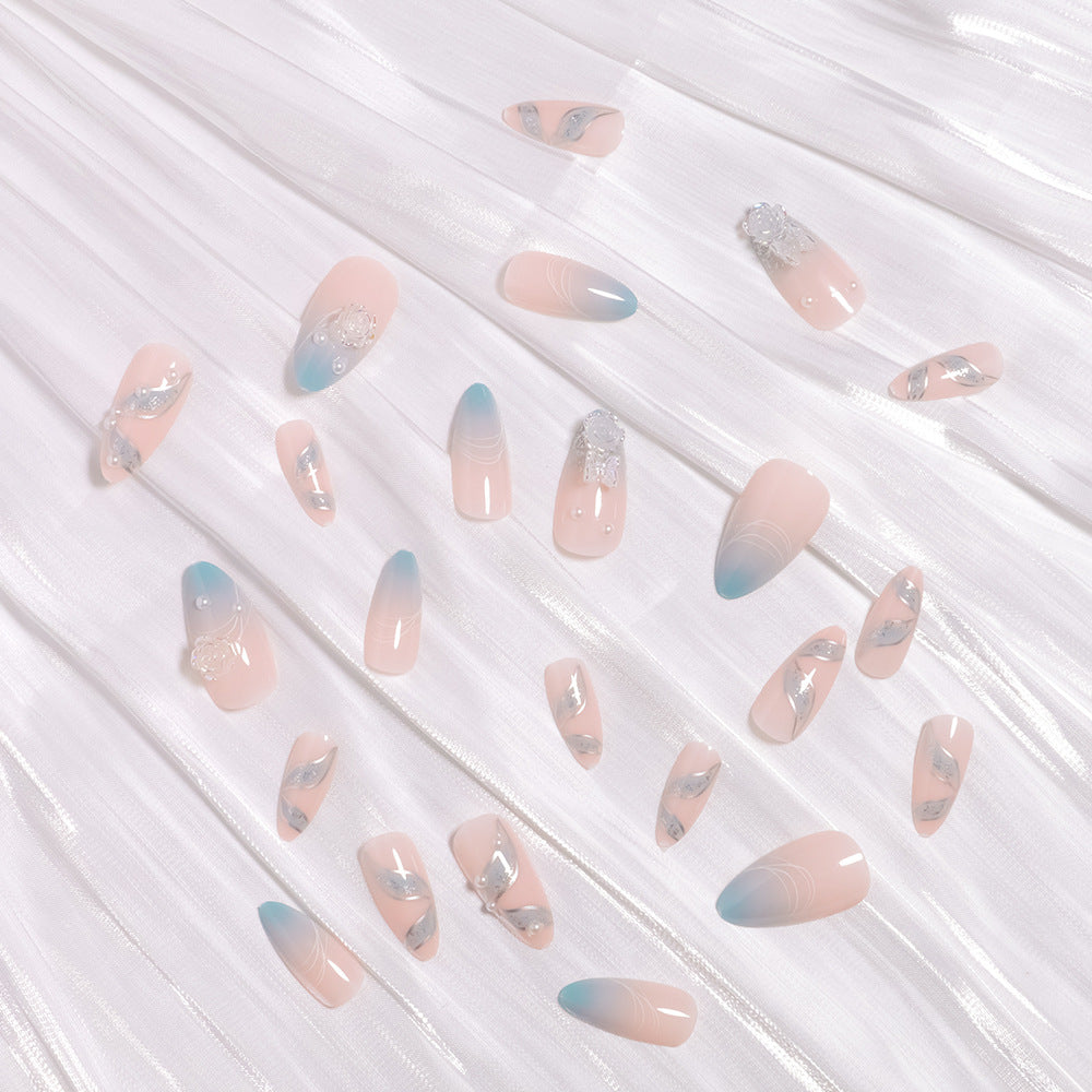 Premium 3D Floral Design Press-On Nails Kalsten