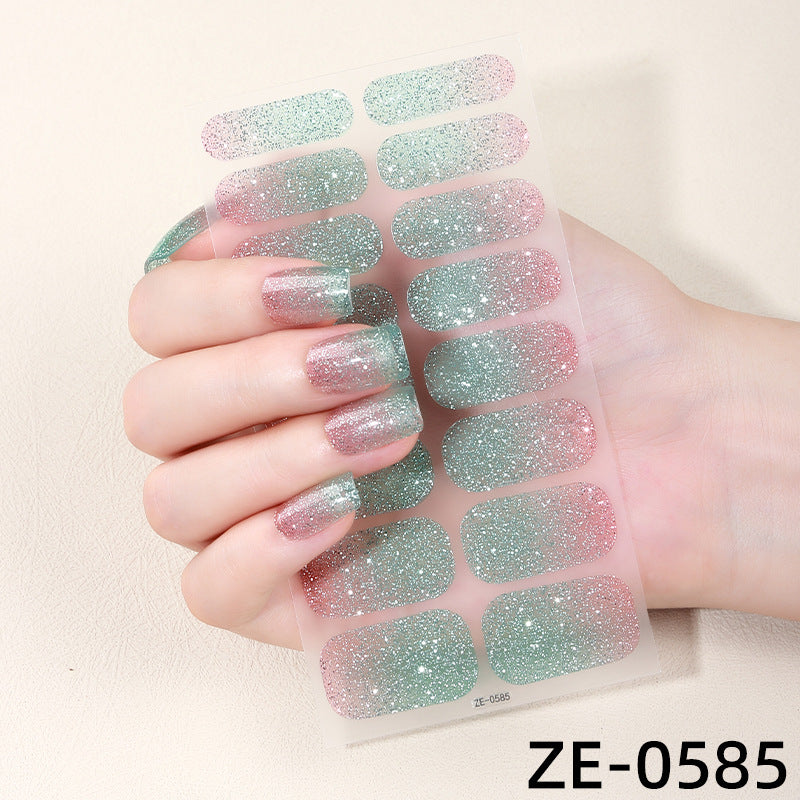 Glitter Gradient Nail Wraps