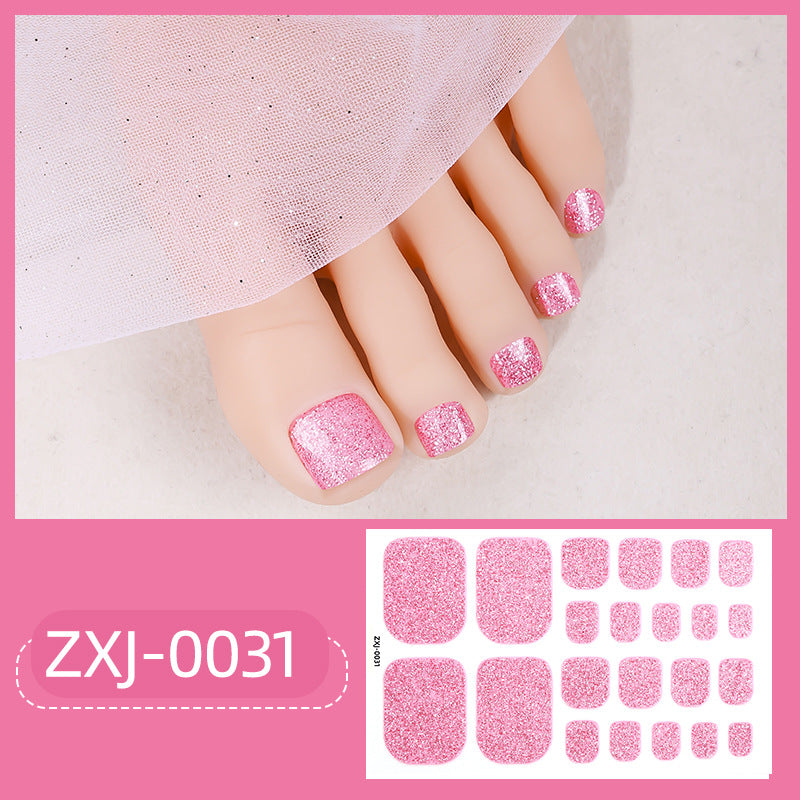 Premium Glitter Toenail Wraps