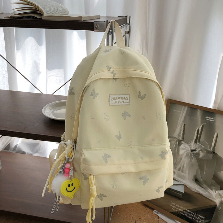 Butterfly Print Casual Backpack Kalsten