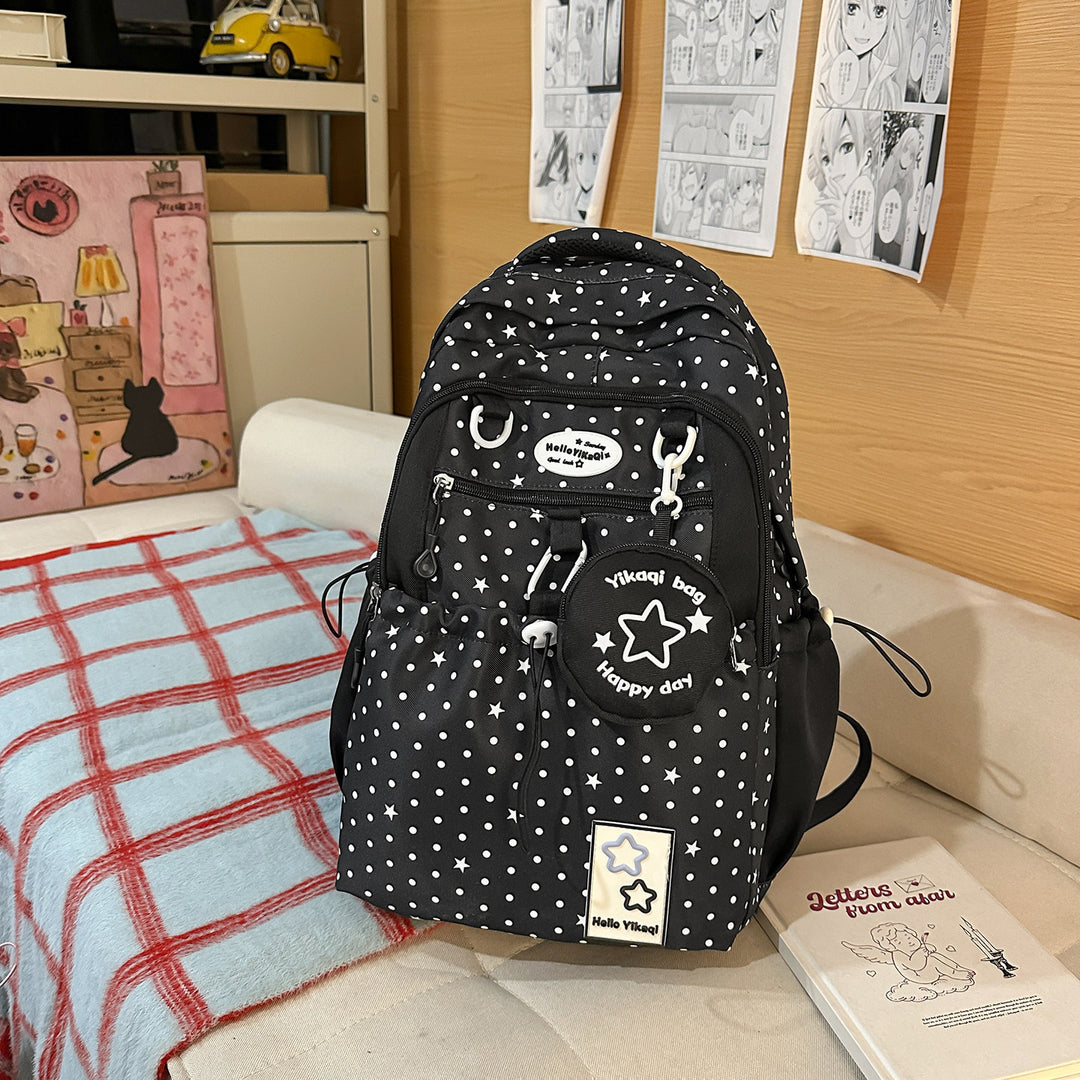 Star-Patterned Versatile Utility Backpack