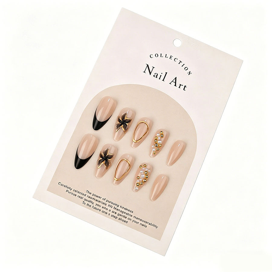 Glamorous 3D Floral Nail Design Kalsten