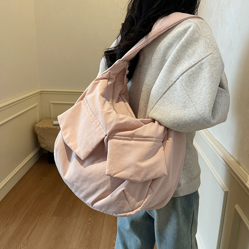 Soft Fabric Shoulder Hobo Bag Kalsten
