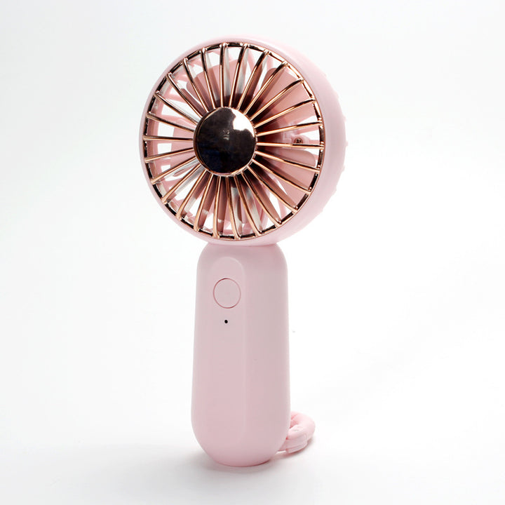 Unisex portable mini hand fan with USB charging and carrying strap Kalsten