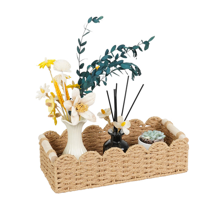 Decorative Woven Storage Caddy Kalsten