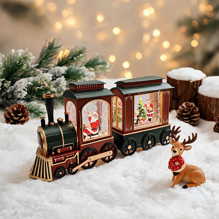 Decorative LED Christmas Train Figurine Kalsten