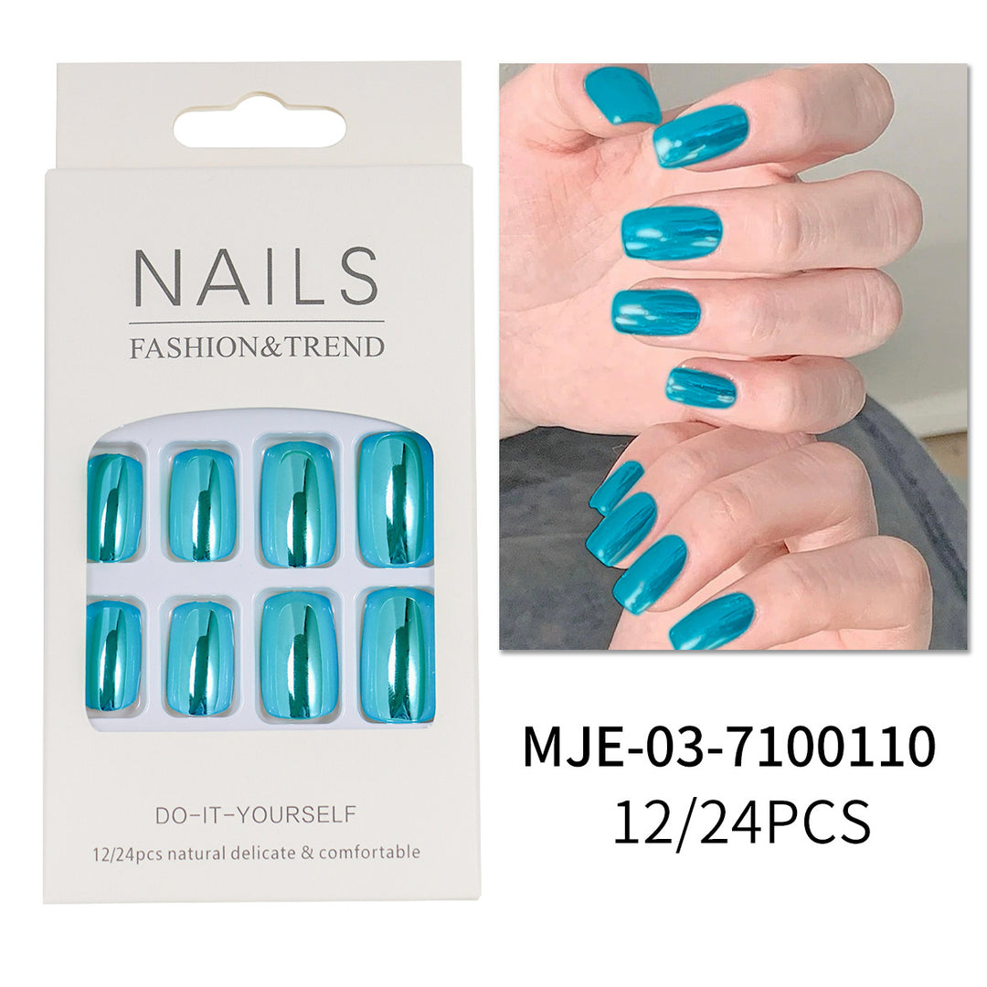 Glossy Press-On Nails Set Kalsten
