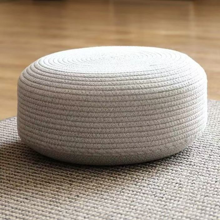 Handcrafted seat pouf Kalsten