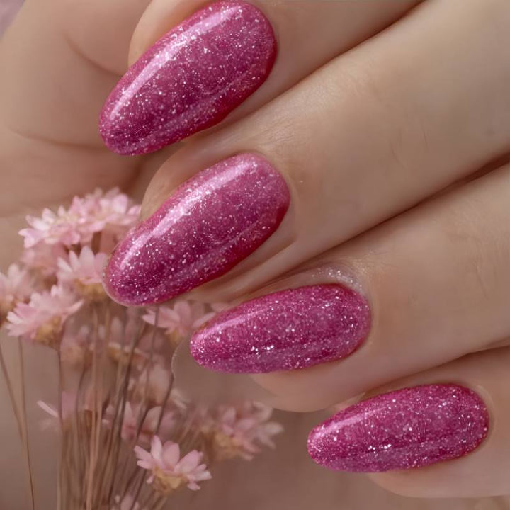 Glittering Stiletto Press-On Nail Tips Kalsten