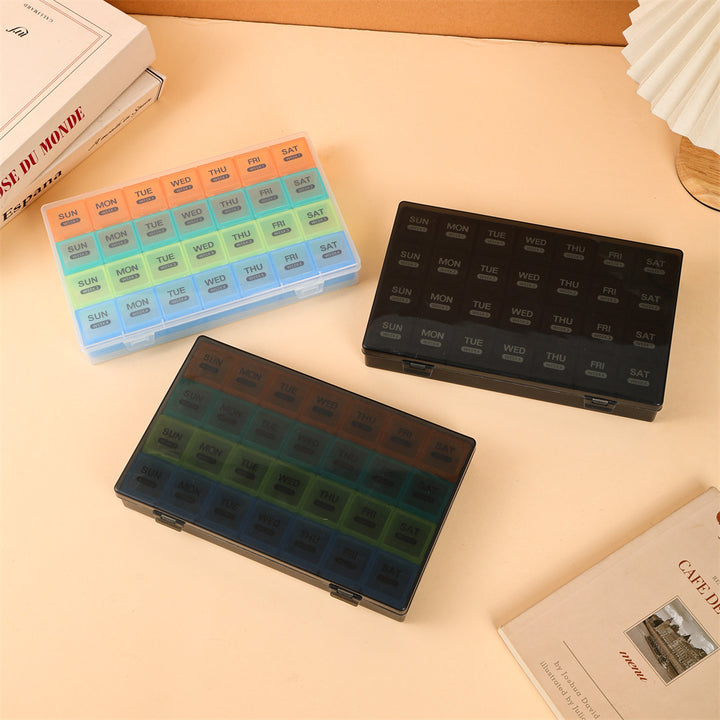 Weekly Pill Organizer Container Kalsten