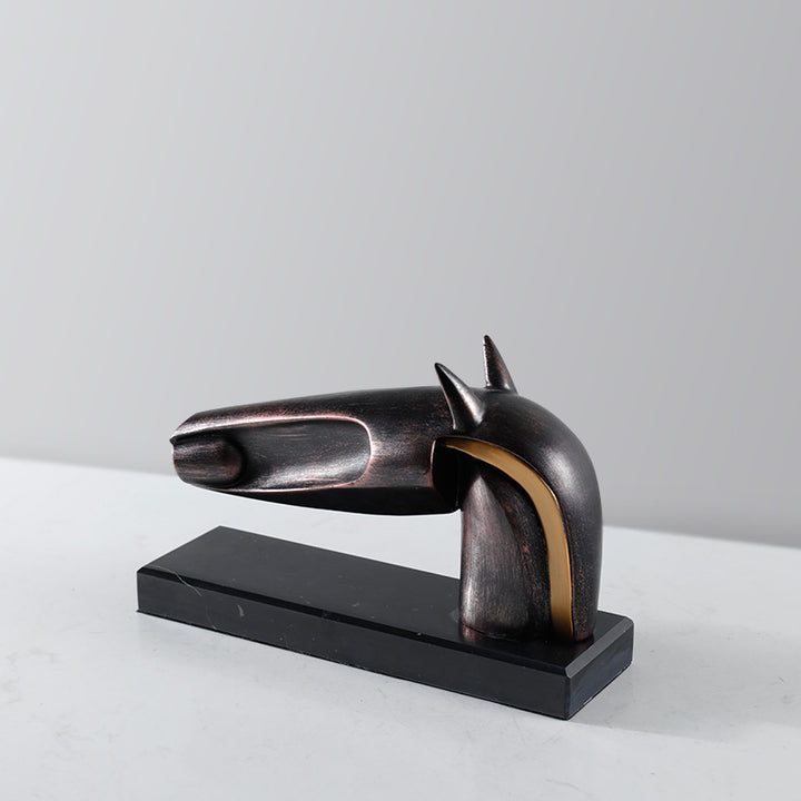 Artistic Abstract Horse Head Sculpture