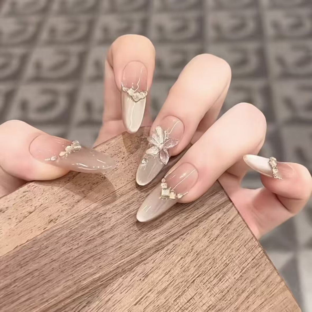Premium Glittering Press-On Nail Extensions Kalsten