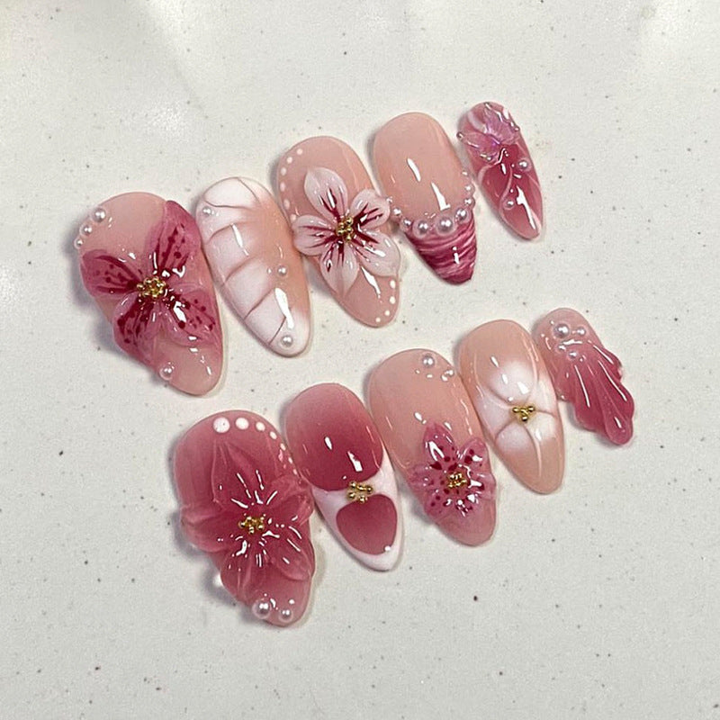 Professional Press-On Nail Set with Trendy Designs Kalsten