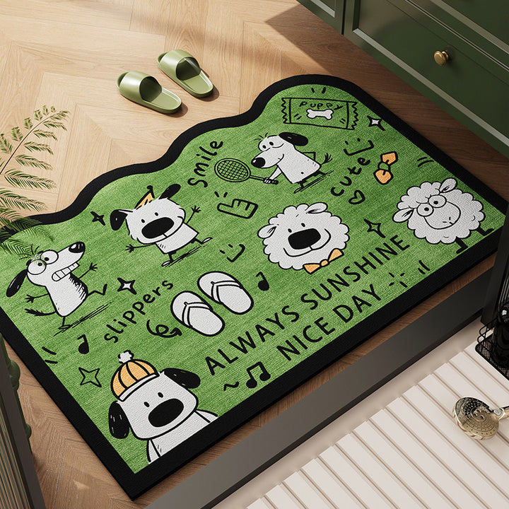 Travel-Themed Decorative Area Mat