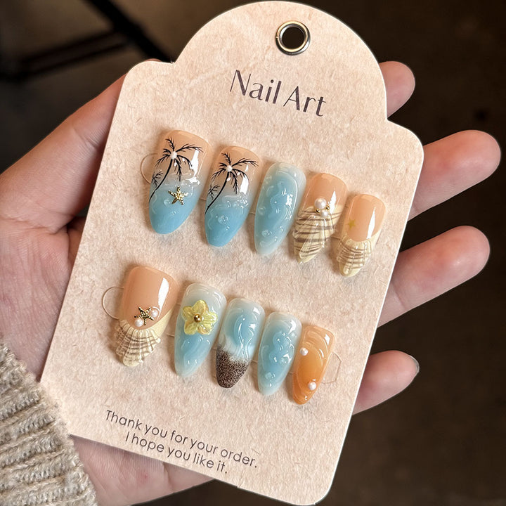Artistic Floral-Inspired Press-On Nails Kalsten