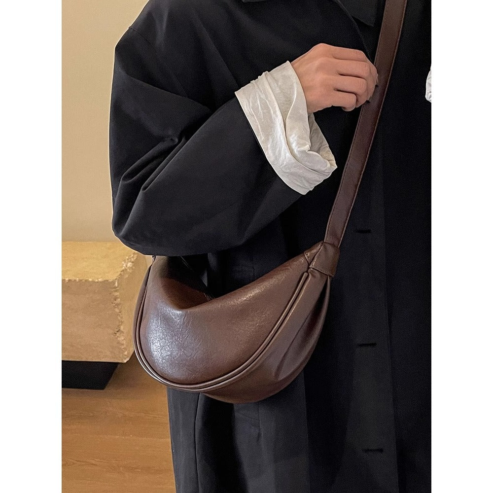 Sleek Leather Hobo Bag Kalsten