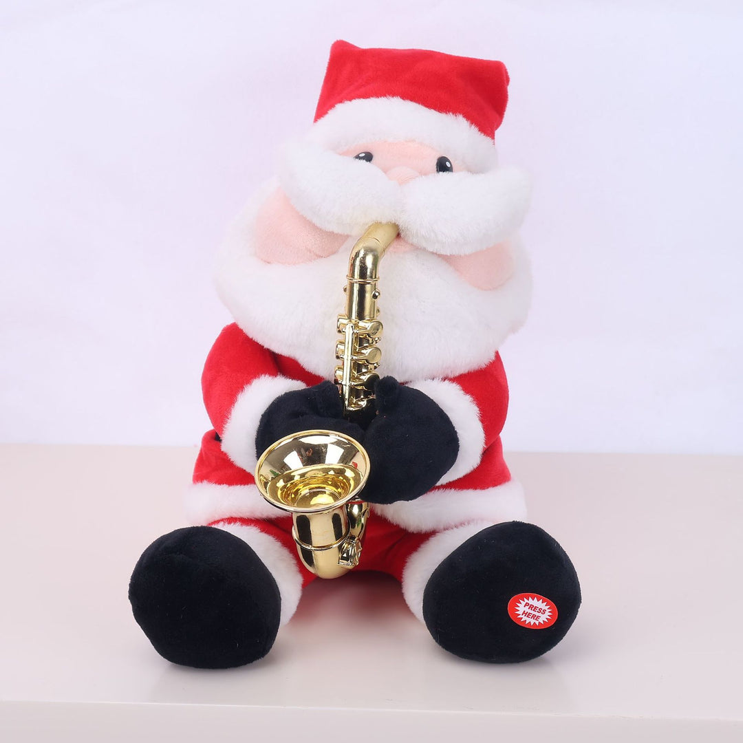 Decorative Santa Claus figure with candy