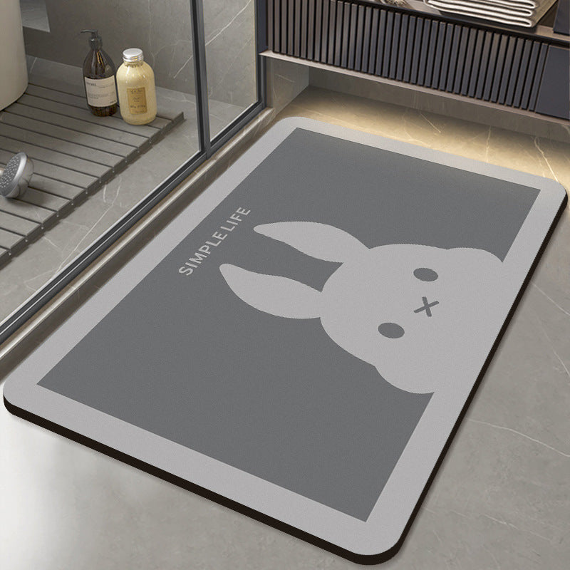 Contemporary Decorative Bath Mat Kalsten