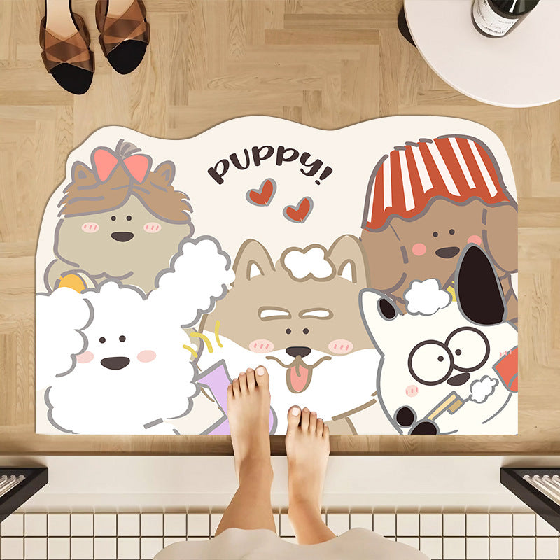 Cute Cartoon-Themed Indoor Area Mat