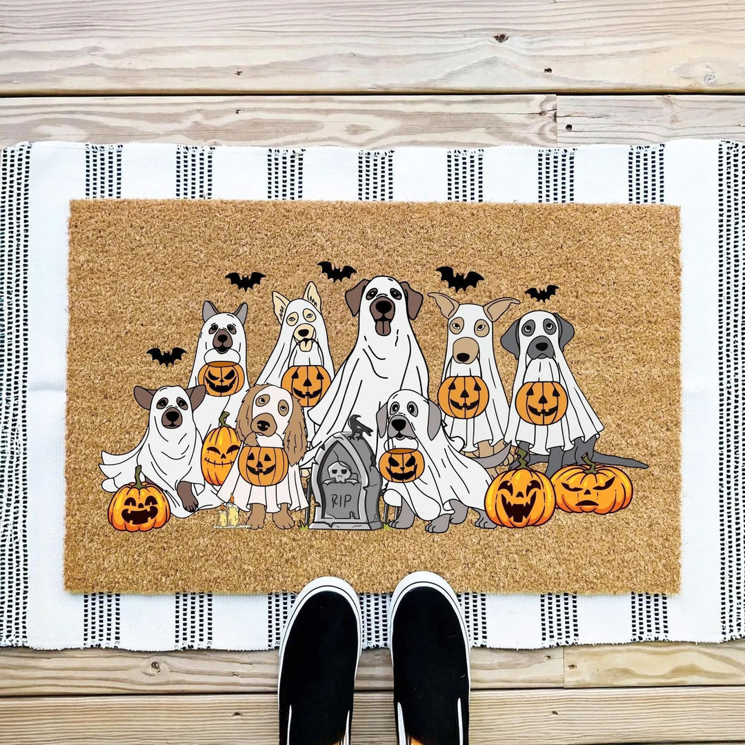 Halloween-Themed Welcome Mat Kalsten