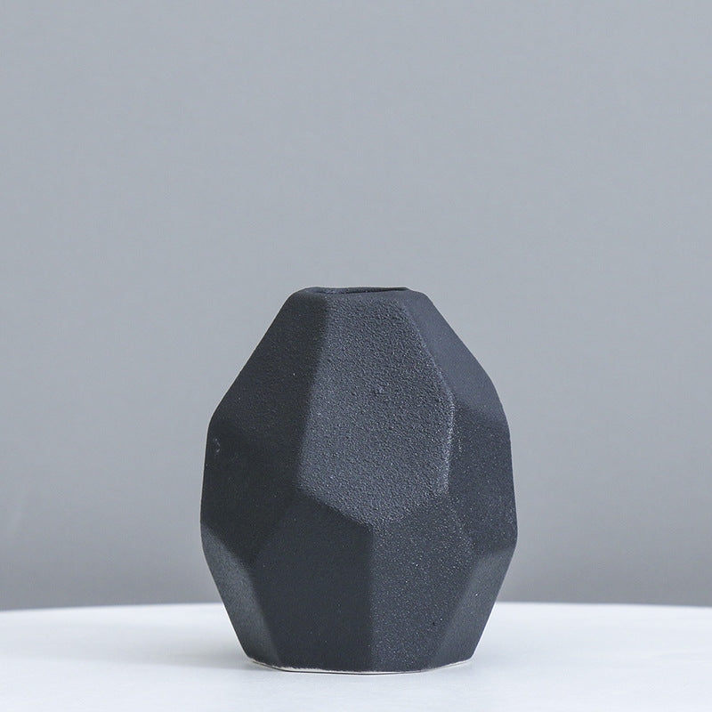 Geometric Decorative Ceramic Vase Kalsten
