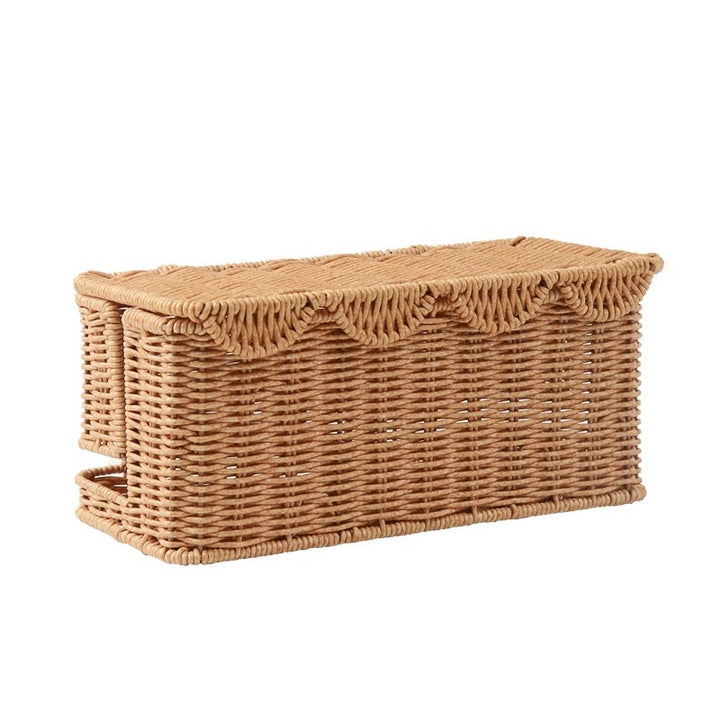 Storage Box Made of Woven Rattan Kalsten