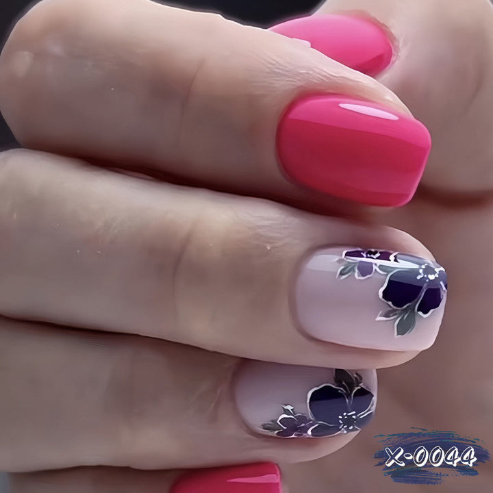 Floral Art Acrylic Nail Design Kit