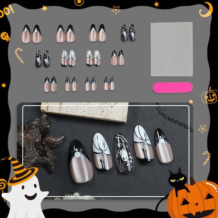 Halloween-Themed Spooky Press-On Nail Set