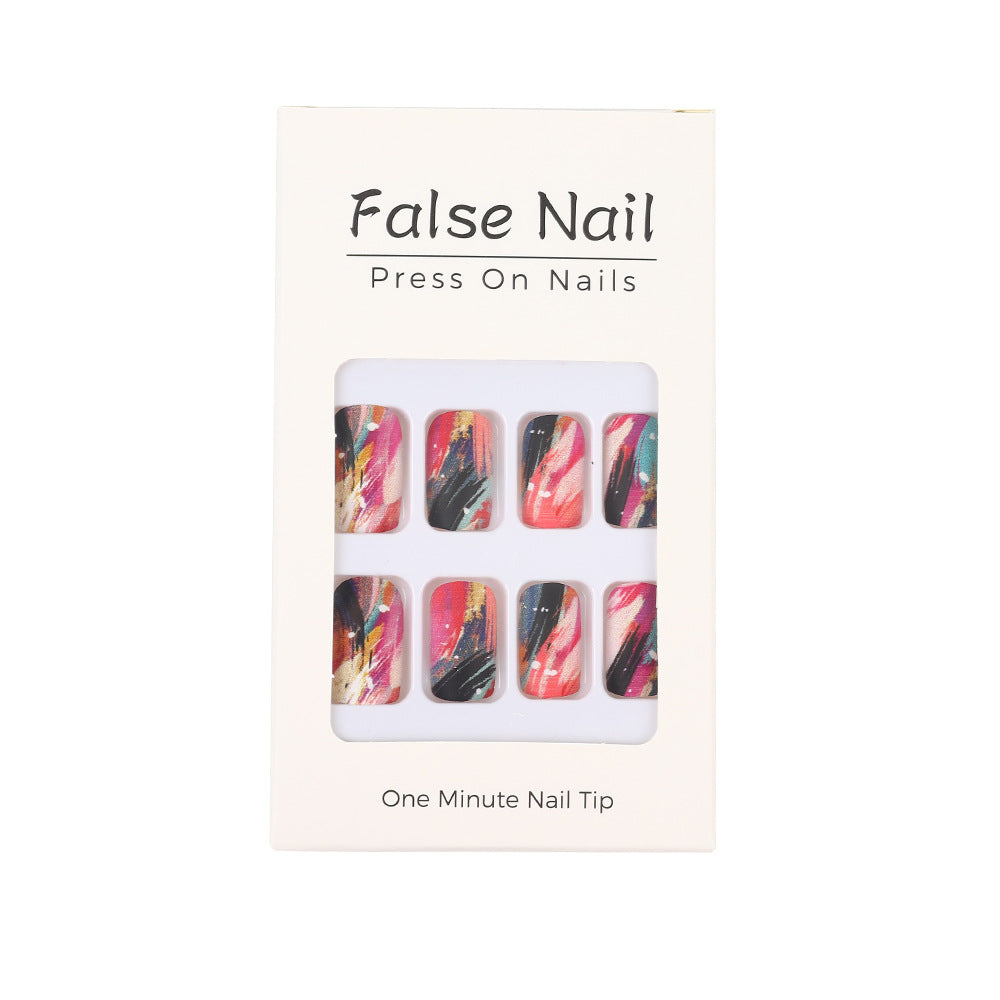 Nail Art Set with Creative Color Patterns Kalsten