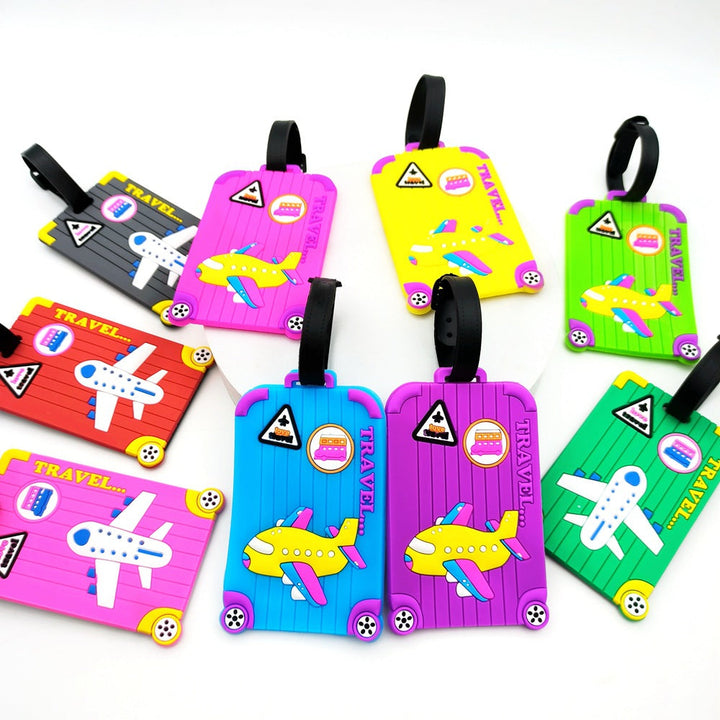 Airplane-Themed Travel Luggage Tag Kalsten